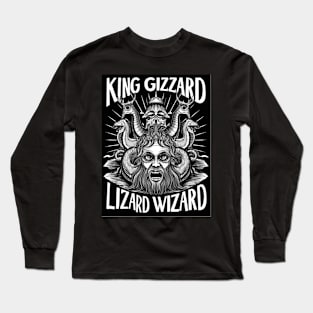 The King Gizard And Wizard Lizard Long Sleeve T-Shirt